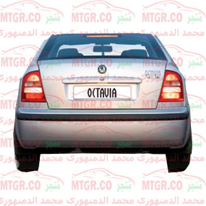 فانوس سكودا A4 خلفى شمال 98