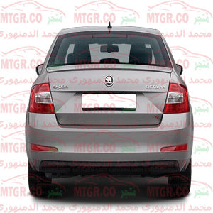 فانوس سكودا A7  خلفى شمال 2016